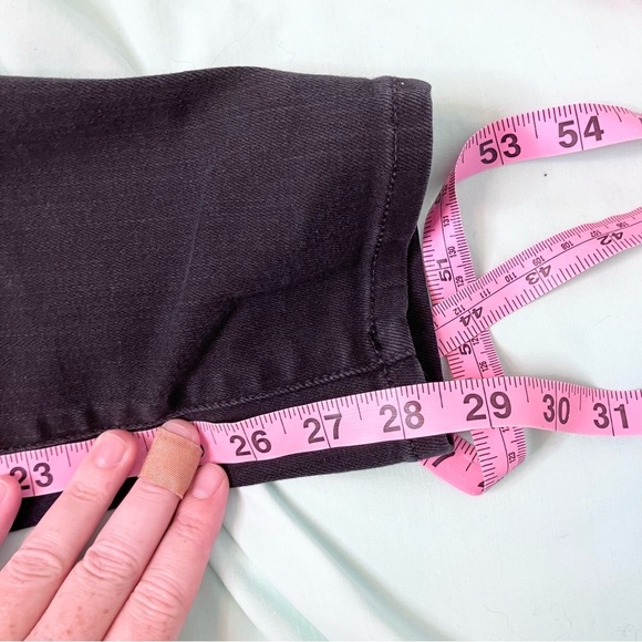 Madewell 9” High Rise Skinny Black Denim Jeans size 28 - Picture 15 of 15